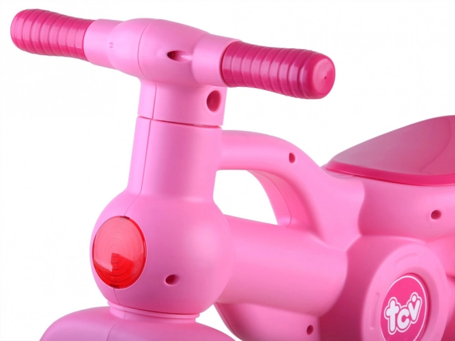 Bicicletta senza pedali rosa per bambina