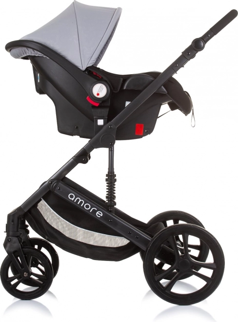 Seggiolino Auto Amore i-Size 40-85cm Flamingo – Grigio Cenere