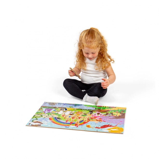 Puzzle Bigjigs Toys mondo magico