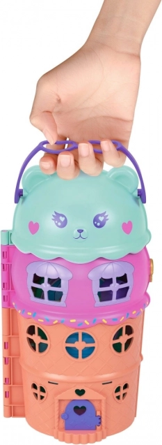 Polly Pocket Casetta Ghiacciata con piscina