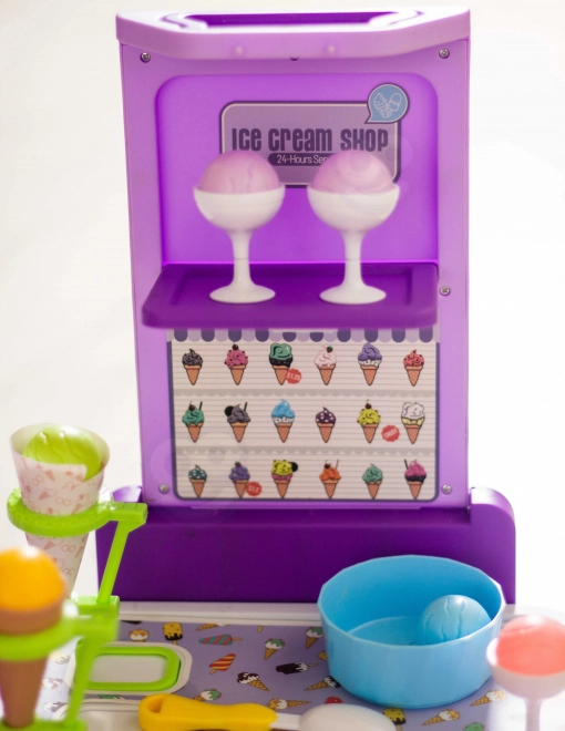 Cucina con gelato a palline 3 in 1 per bambini 62 pezzi