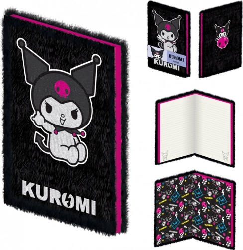 Taccuino in peluche di Kuromi