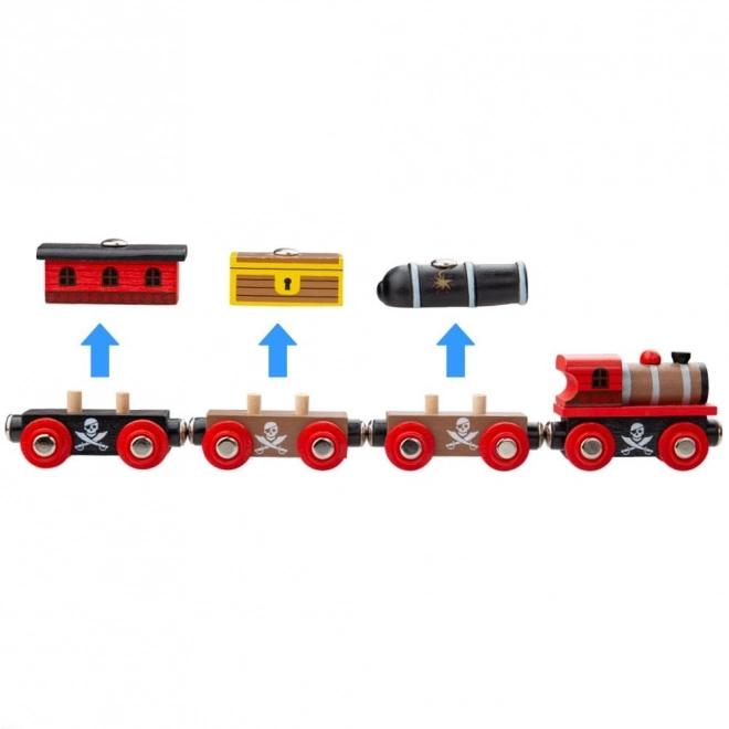 Treno dei Pirati Bigjigs Rail