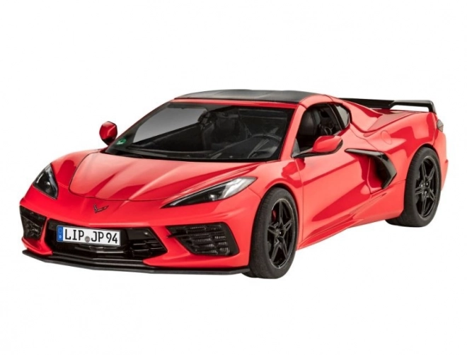 Modellino Auto Corvette C8 Coupé in Plastica Scala 1:25