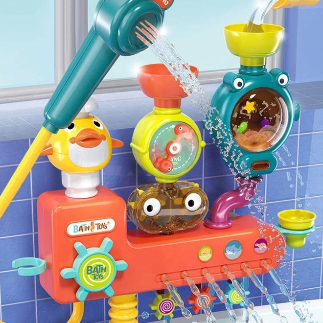 Gioco da bagno con mulinello e tazze traboccanti woopie baby