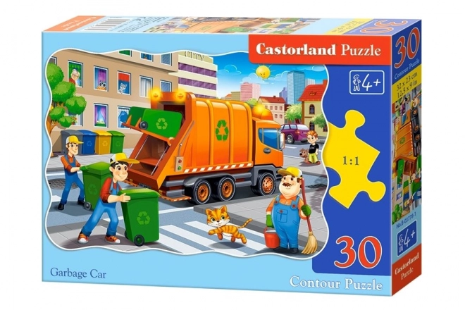 Puzzle Camion dei Rifiuti 30 Pezzi