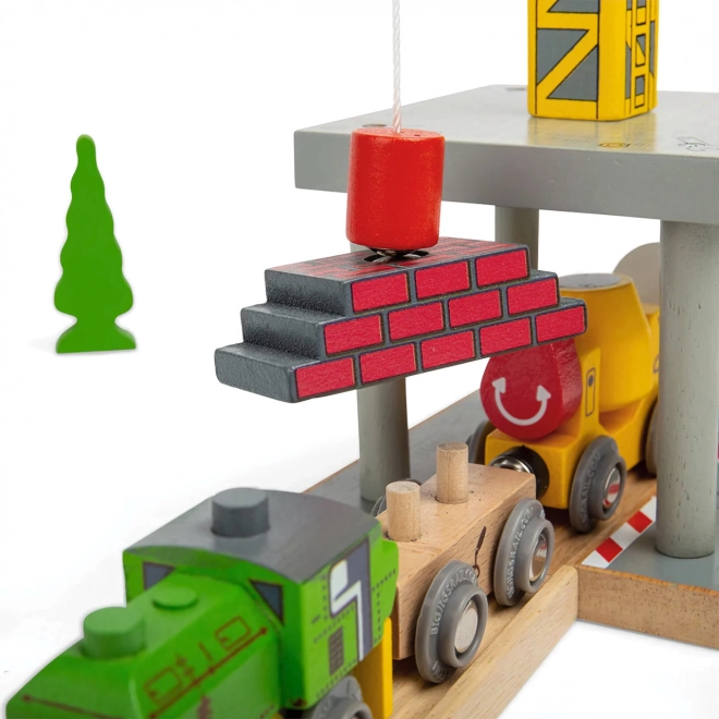 Grande gru gialla Bigjigs Rail