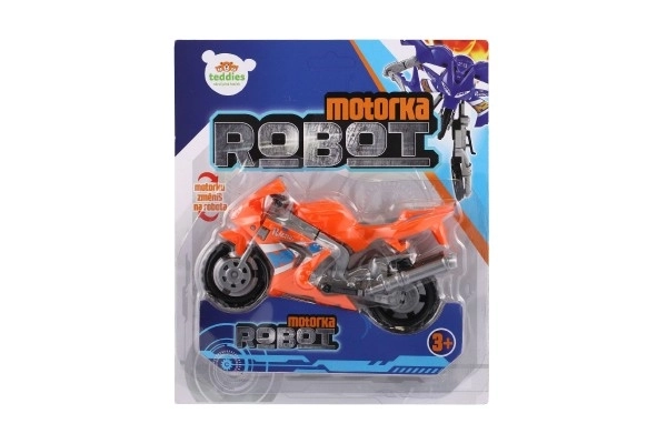 Trasformatore Motocicletta o Robot in Plastica 15cm