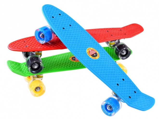 Skateboard Fischa con Ruote Luminose