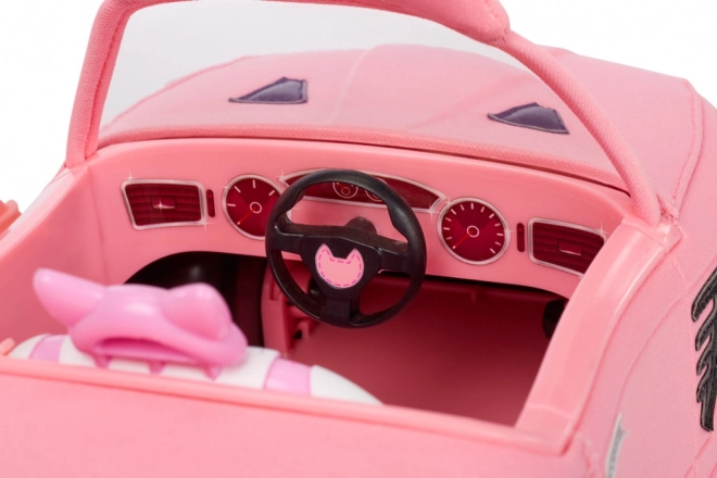 Na! Na! Na! Surprise Auto cabrio di peluche rosa gatto