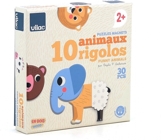 Vilac Magneti in Legno Animali Divertenti
