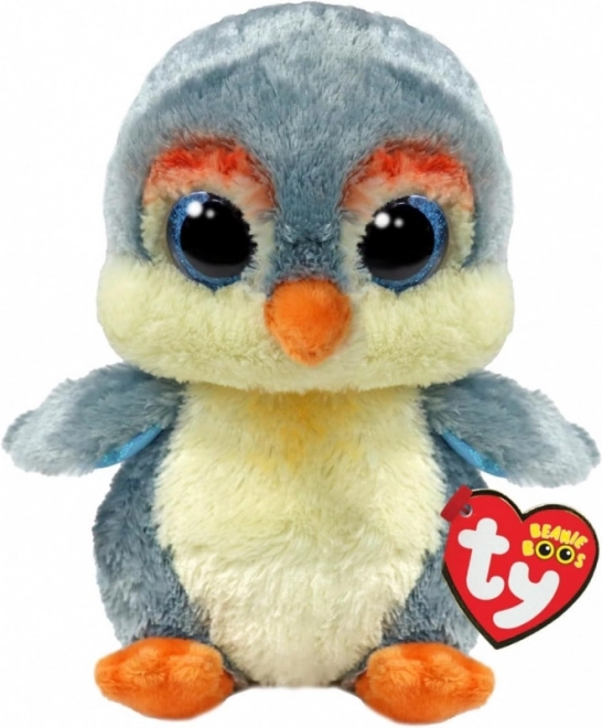 Pinguino di peluche TY Fisher 15 cm