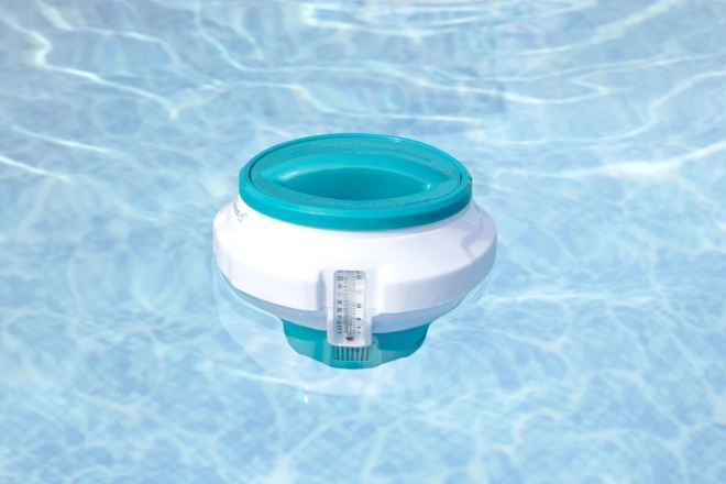 Dispenser galleggiante per piscina con termometro Bestway