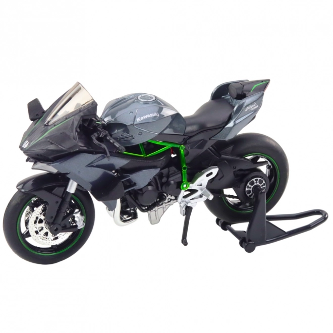 Motocicletta Sportiva in Metallo con Effetti di Luce e Suono