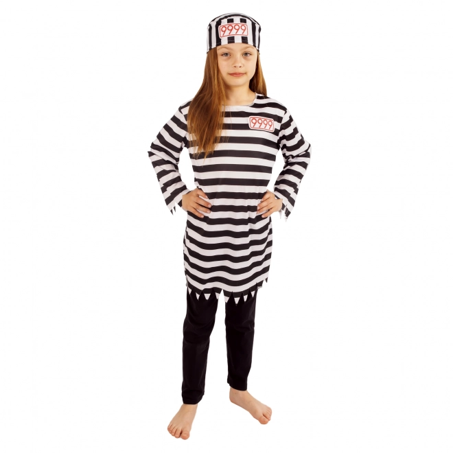 Costume da prigioniera per bambine in ecopack