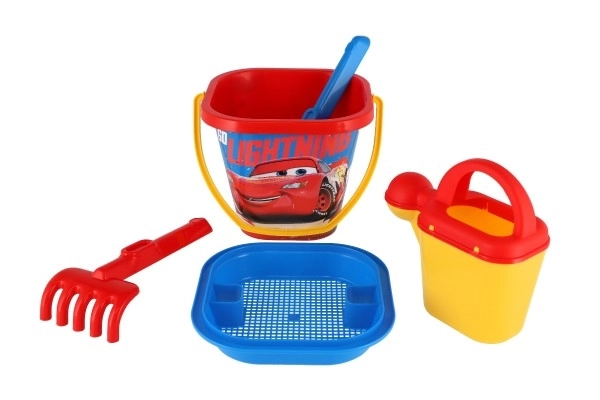 Set da spiaggia Cars plastica 5 pezzi