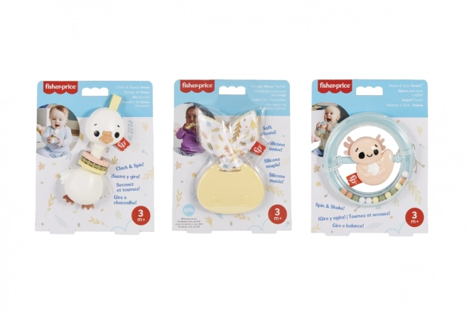 Set di sonagli e dentaruoli animali Fisher-Price