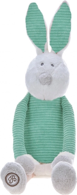 Coniglietto di peluche Enzo, beige-menta, 20 cm