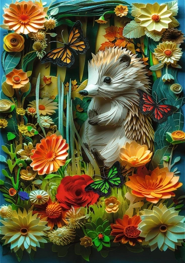 Puzzle Trefl Paper Art riccio 1000 pezzi