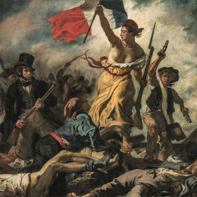 Puzzle Museum Collection: La libertà guida il popolo sulle barricate 1000 pezzi