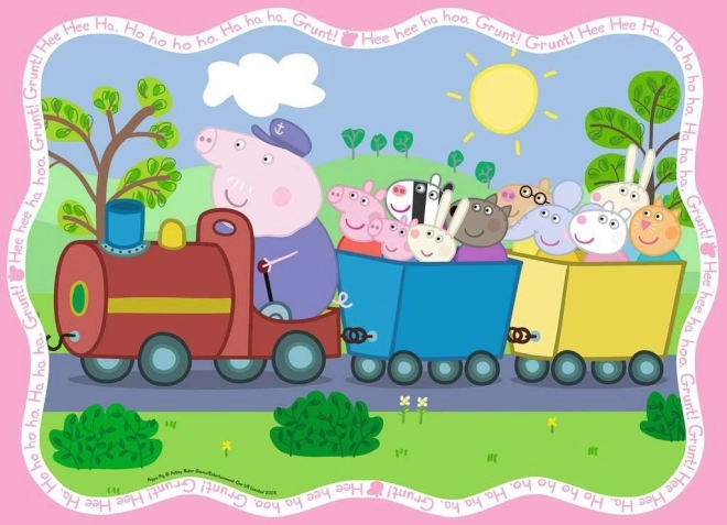 Puzzle Peppa Pig 4x42 pezzi