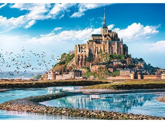 Puzzle 1000 pezzi Mont Saint-Michel Francia