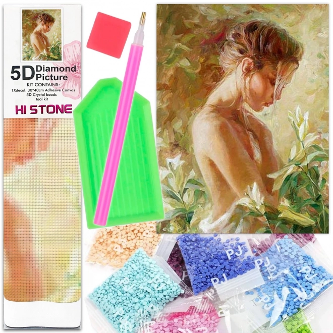 Kit Pittura Diamante 5D Donna Elegante