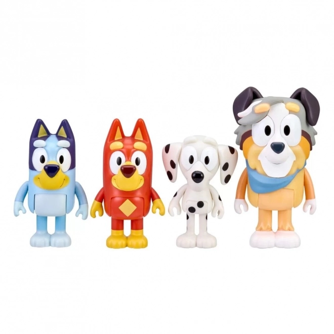 Set di figurine Bluey Scuola 4 pezzi