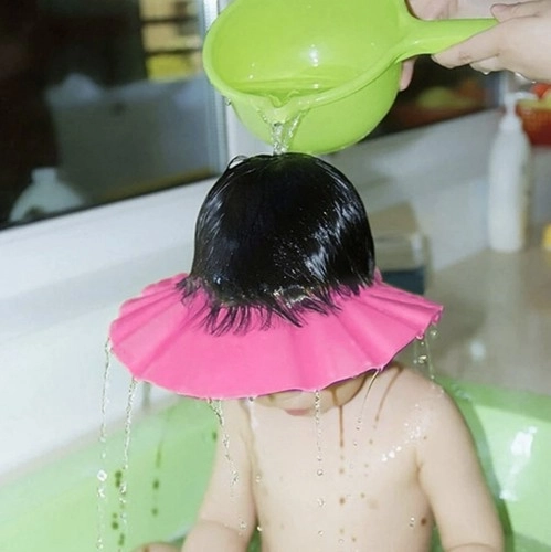 Cappello da bagno per bambini - rosa