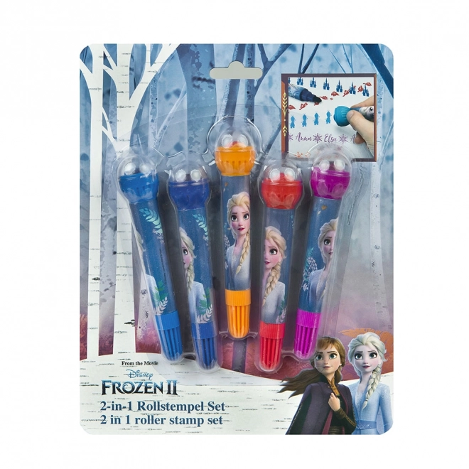 Set creativo di timbri 2 in 1 Frozen