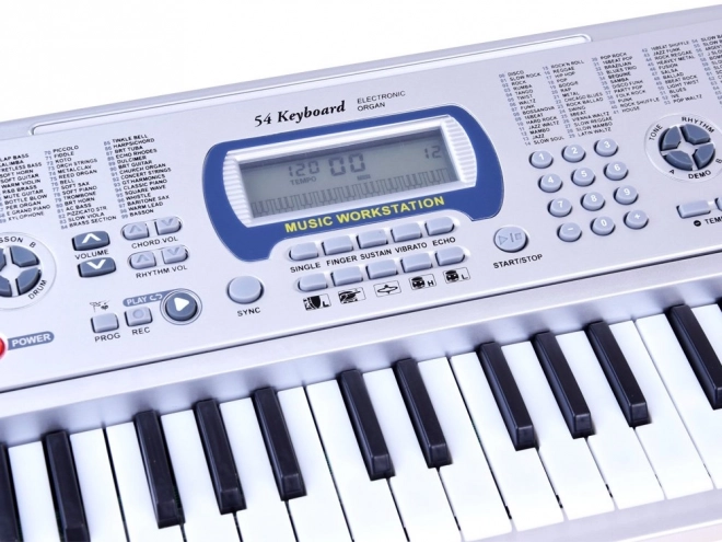 Organo elettronico con microfono 54 tasti
