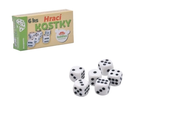 Dadi da gioco 13x13mm Set da 6