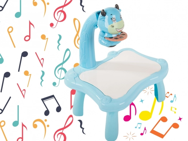 Tavolo da disegno educativo con proiettore per bambini