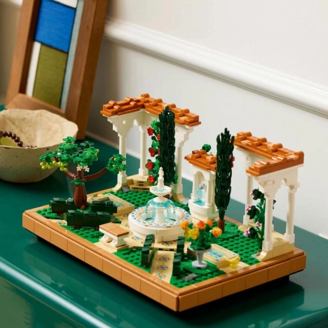 Fontana da giardino LEGO per adulti
