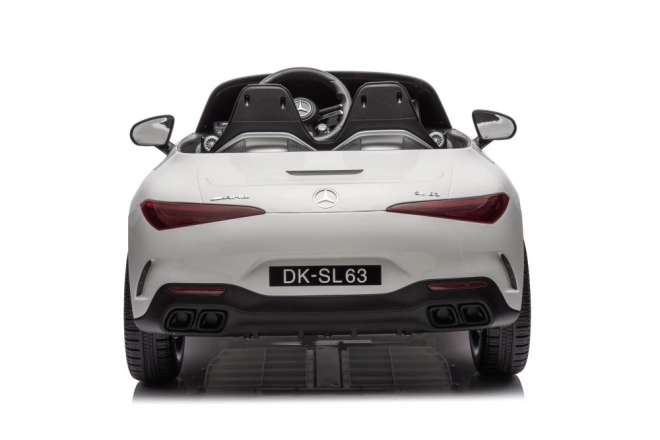 Auto elettrica per bambini Mercedes AMG SL63 bianco