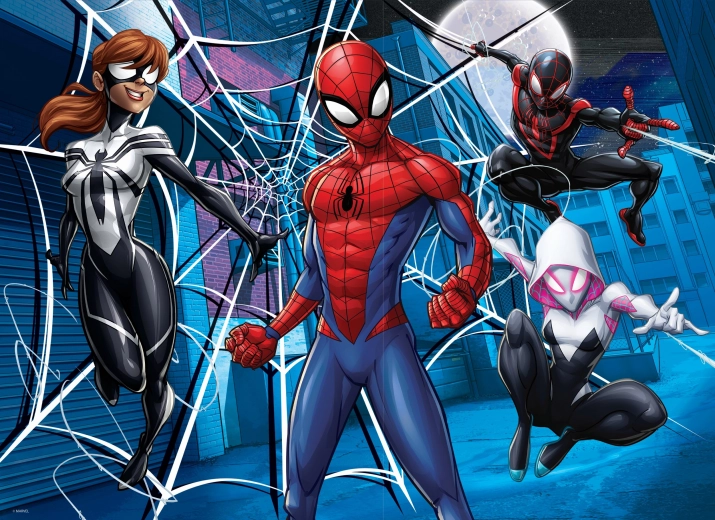 Puzzle maxi bifacciale Spider-Man 60 pezzi