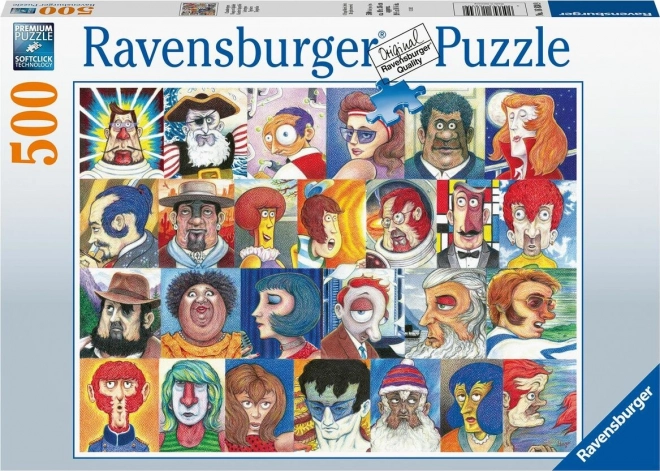 Puzzle Alfabeto RAVENSBURGER 500 Pezzi