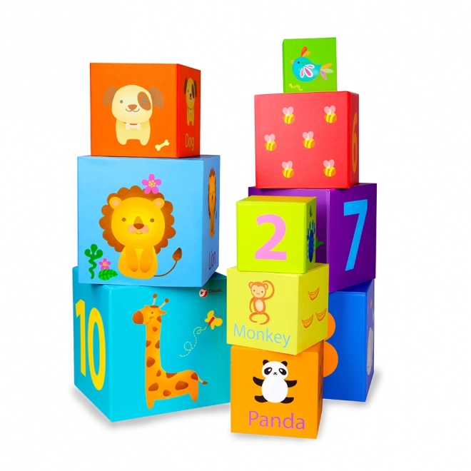 Torre a incastro puzzle scatola dei blocchi da Classic World