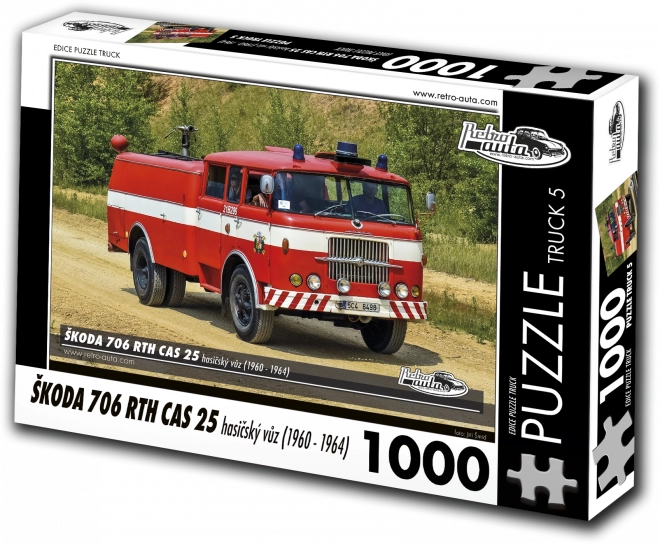 Puzzle Camion dei Pompieri Škoda 706 RTH CAS 25