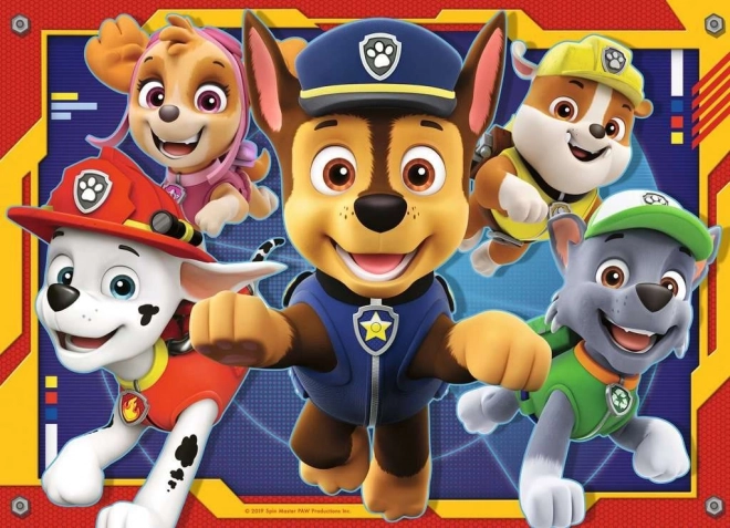 Puzzle Paw Patrol Ravensburger 4x42 pezzi