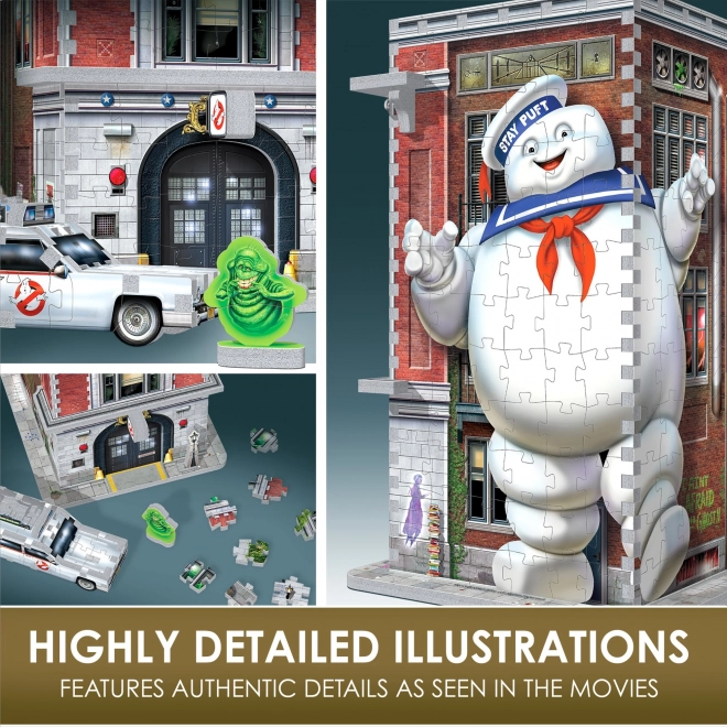 Puzzle 3D Wrebbit Ghostbusters Caserma dei Ghostbusters