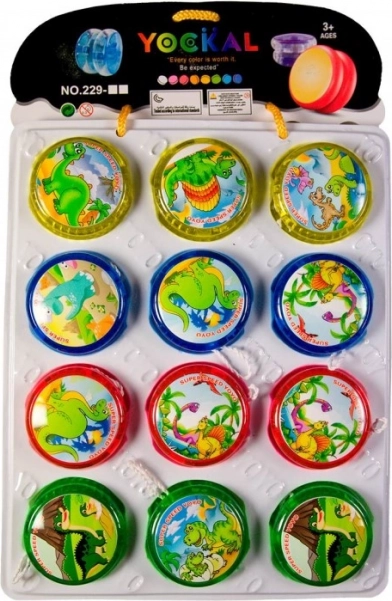 Yoyo con tema di dinosauri
