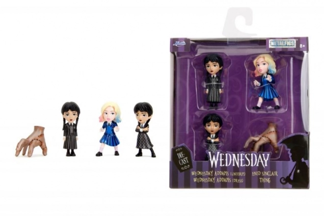 Set di figure in metallo Wednesday