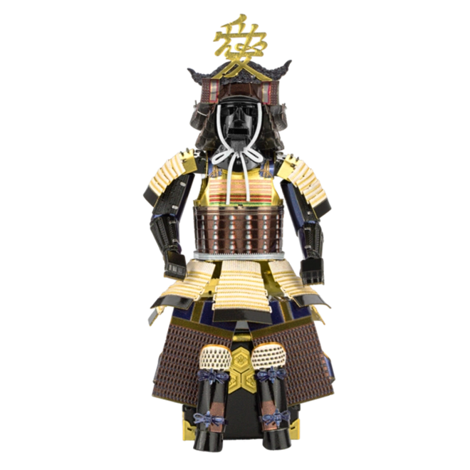 Dettagliata armatura samurai giapponese