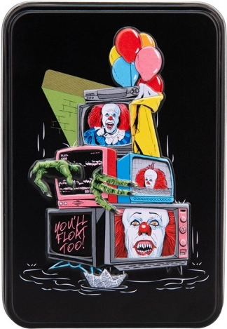 Carte da gioco Pennywise in scatola di latta