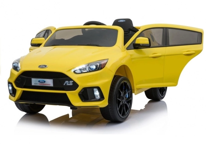 Auto elettrico bambini Ford Focus RS giallo