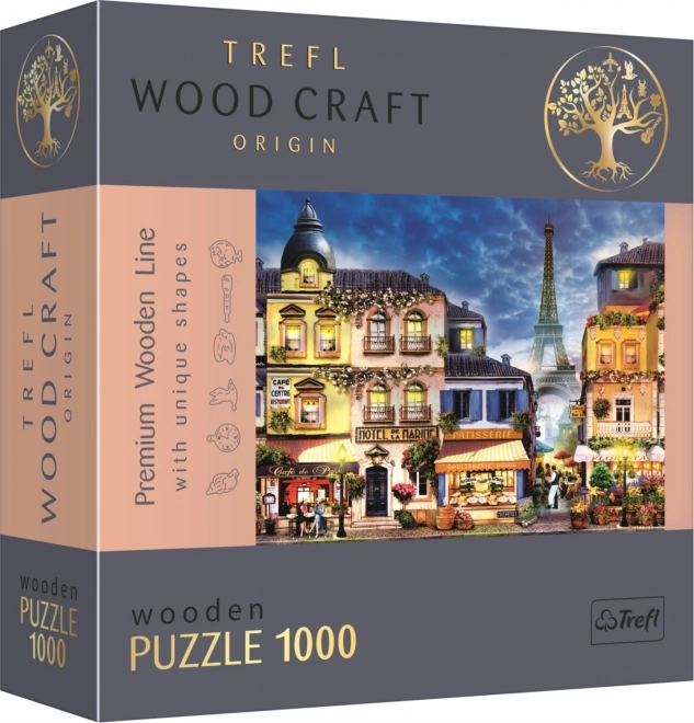 Puzzle TREFL Wood Craft Origin Strada Francese 1000 Pezzi