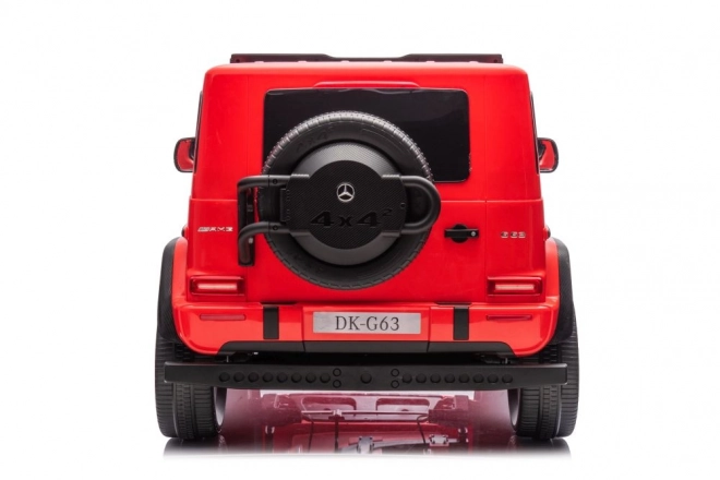 Auto elettrico a batteria per bambini Mercedes G63 XXL rosso 4x4