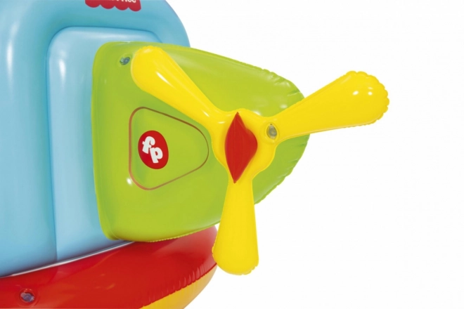 Piscina gonfiabile con elicottero e palline Fisher-Price