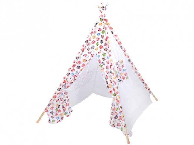 Tenda Tipi Gufetti Allegri per Bambini